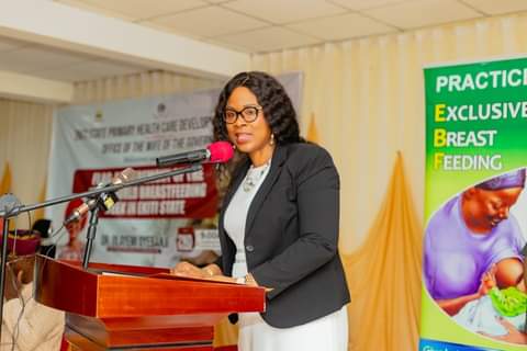 EKITI FIRST LADY ADVOCATES BREASTFEEDING FACILITIES AT WORKPLACES