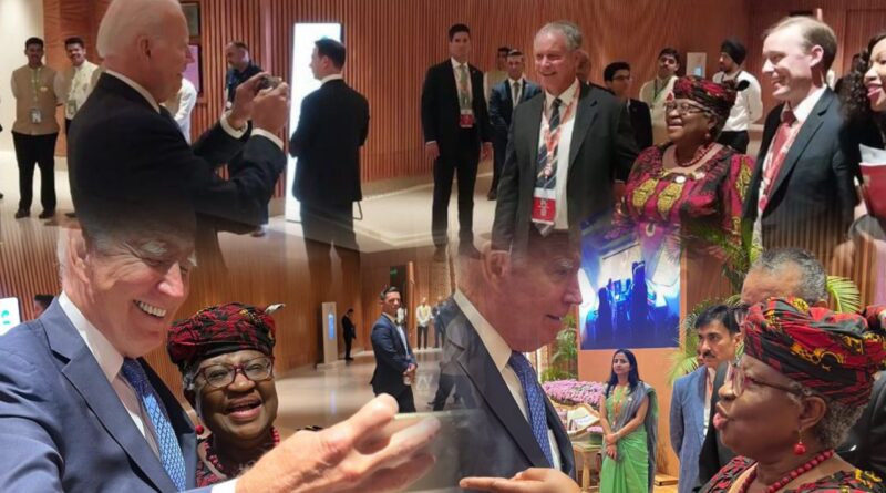 President Biden and Okonjo-Iweala at the G20 Summit
