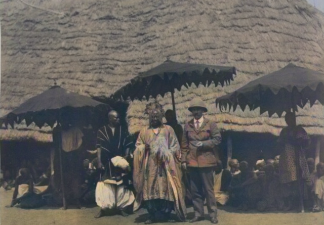 Old photo of the Alaafin of Oyo