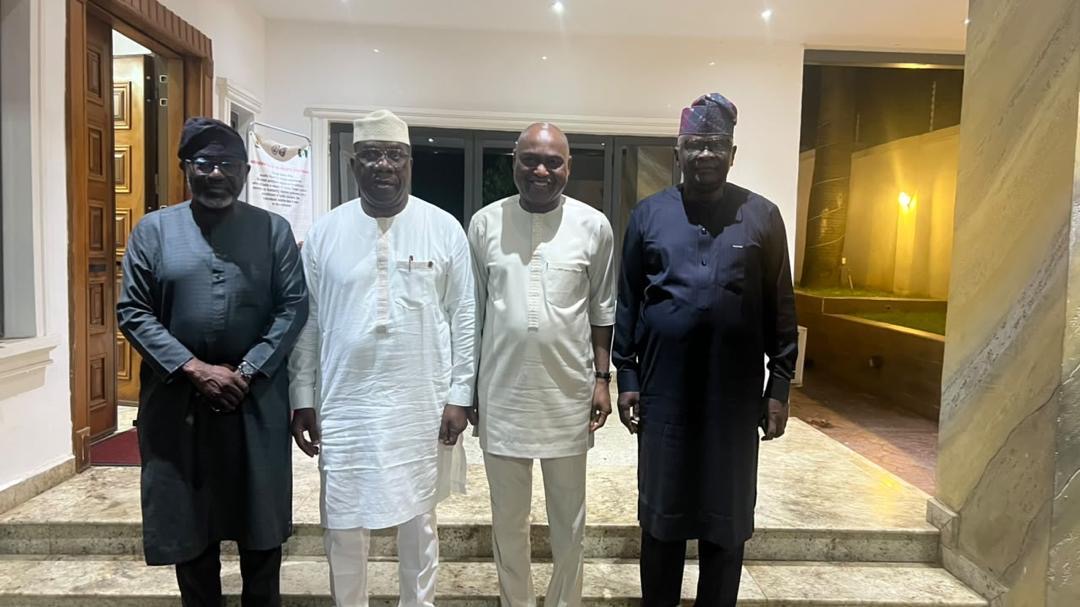 PHOTO SPEAK: BAO, MOB Meet SWDC Boss Over Ekiti Development