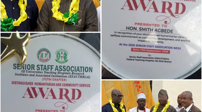 Agbede, Adarabierin with Distinguished Community Service Award