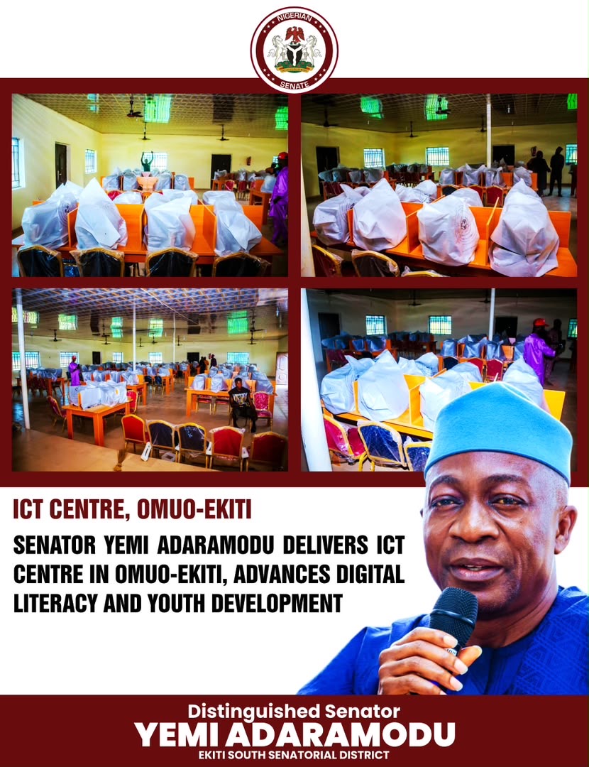Senator Adaramodu Delivers ICT Centre in Omuo-Ekiti